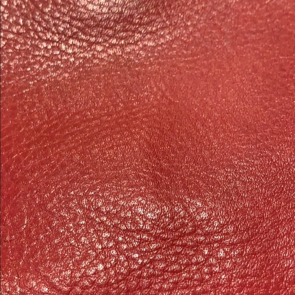 Authentic Emma Fox Red Leather Crossbody - Picture 4 of 8